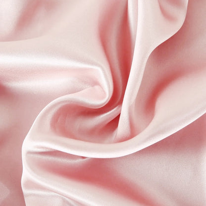 Premium Zijden Slaapbundel: 60x70cm Kussensloop & Slaapmasker - 22 Momme - Roze